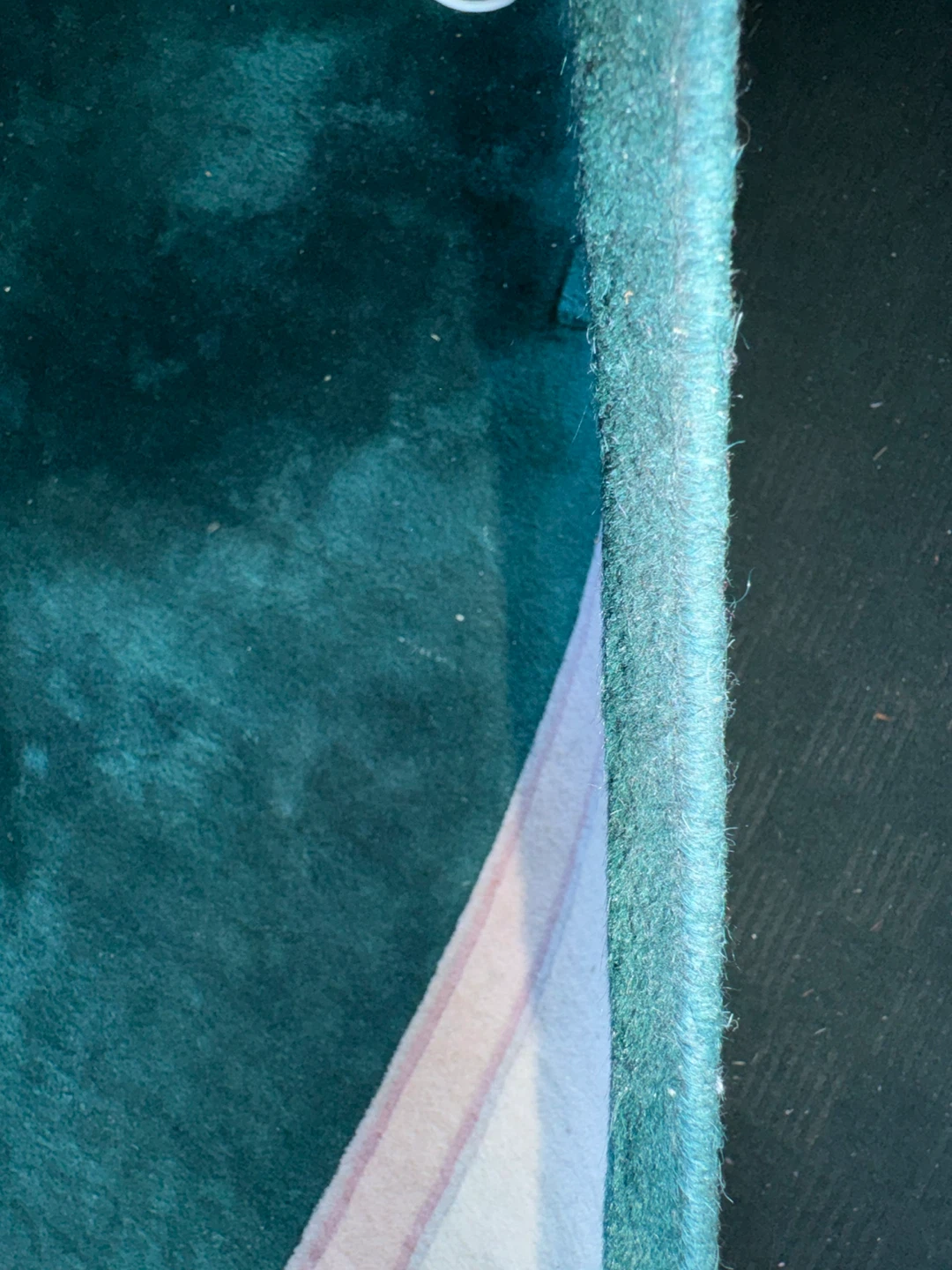 Rug in Dark Green wool - photo 4