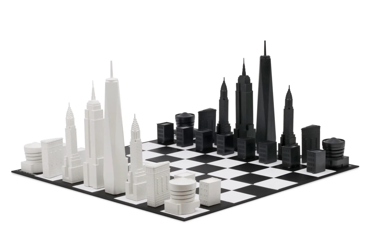 New York City Skyline Chess Set
