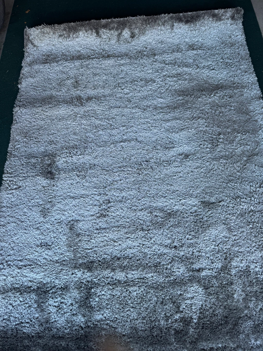 Grey Shag Area Rug