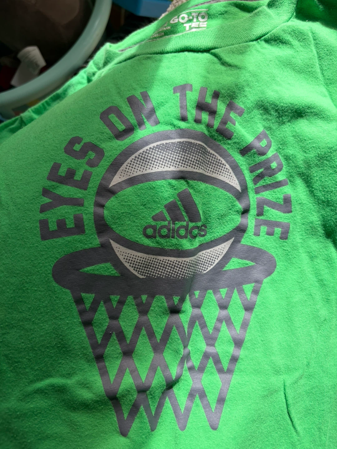 Adidas Green Long Sleeve Shirt Size 5 - photo 4