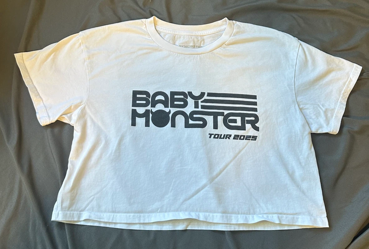 Official BABYMONSTER 2025 HELLO MONSTERS World Tour T-Shirt