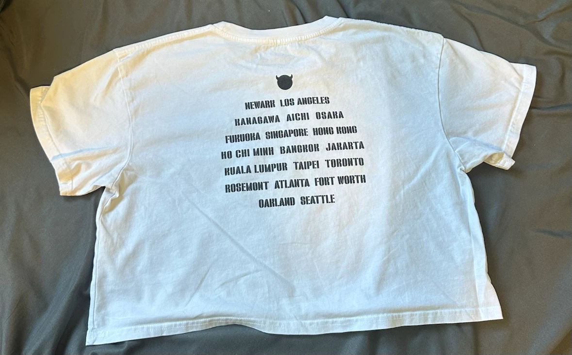 Official BABYMONSTER 2025 HELLO MONSTERS World Tour T-Shirt - photo 2