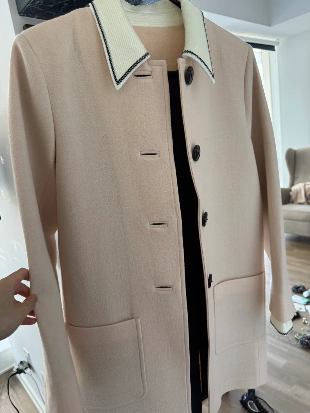 Miu Miu babypink coat for SVIP (new) size S