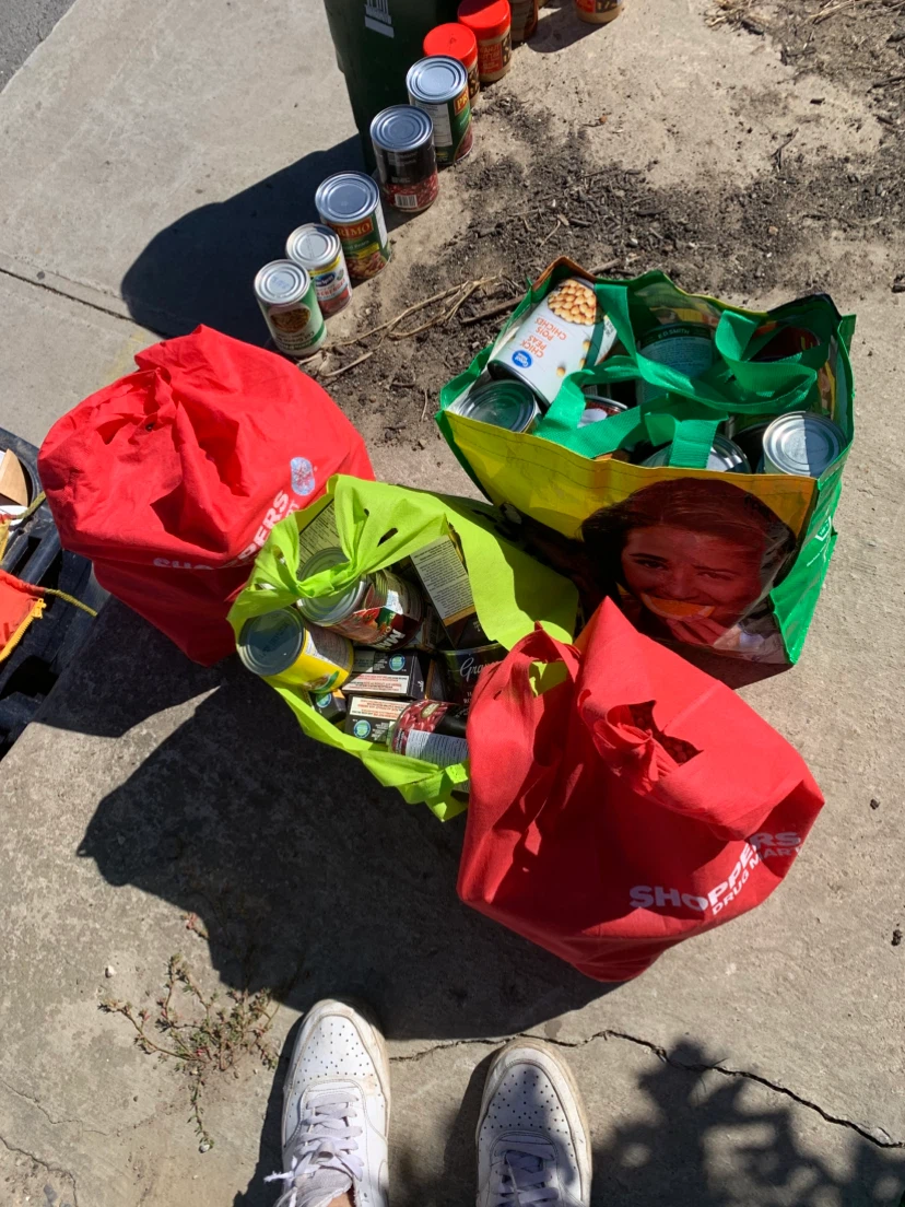 Assorted cans Pantry Items