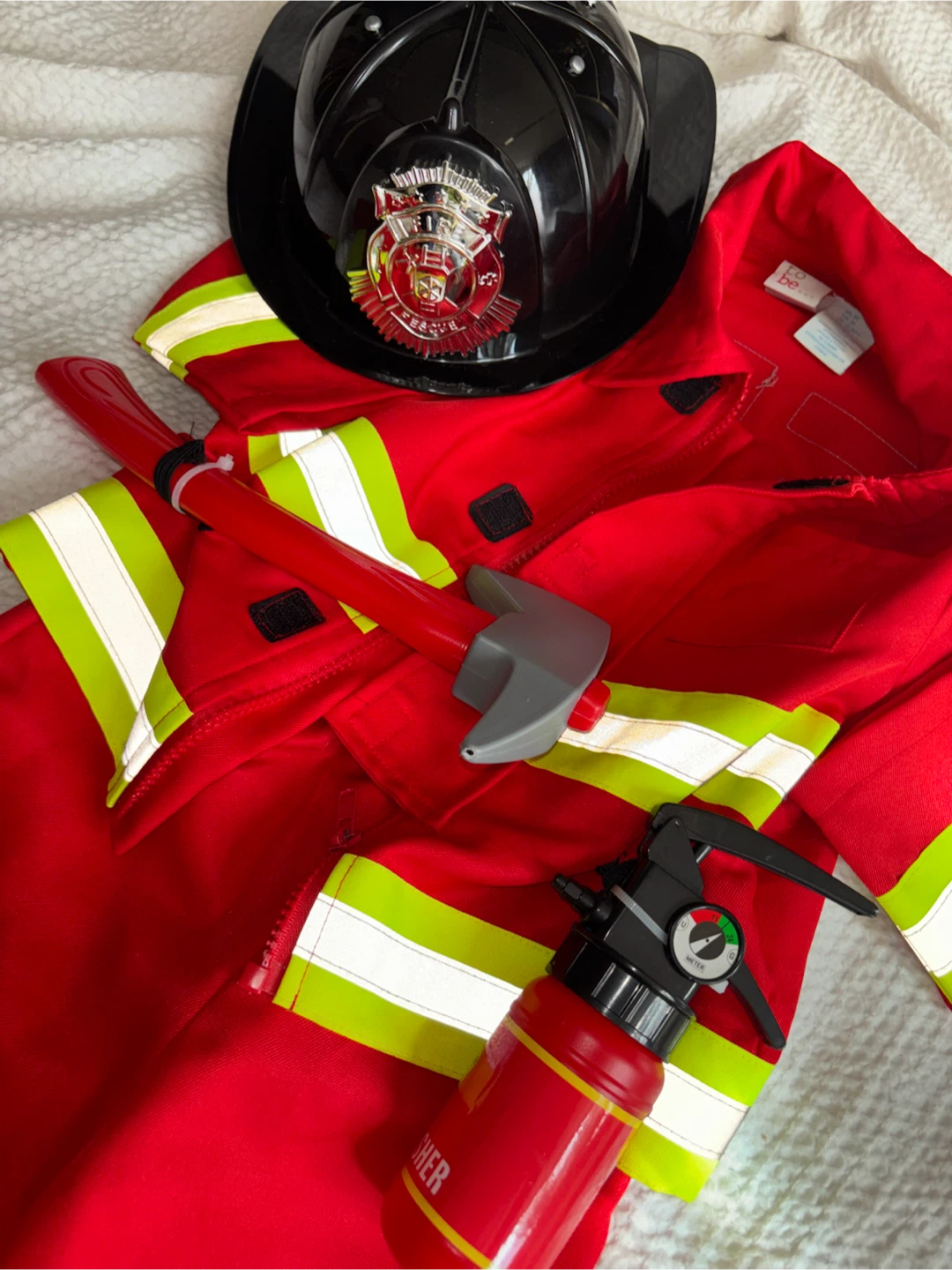 I Want To Be Kids Firefighter Costume Set - photo 2