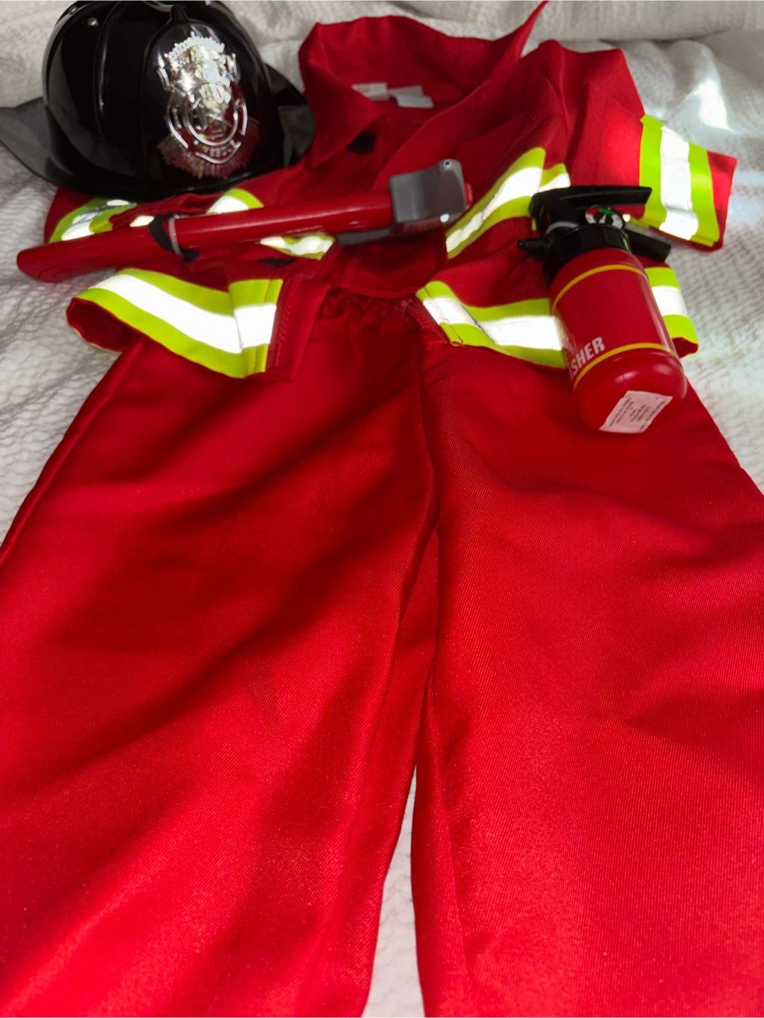 I Want To Be Kids Firefighter Costume Set - photo 4
