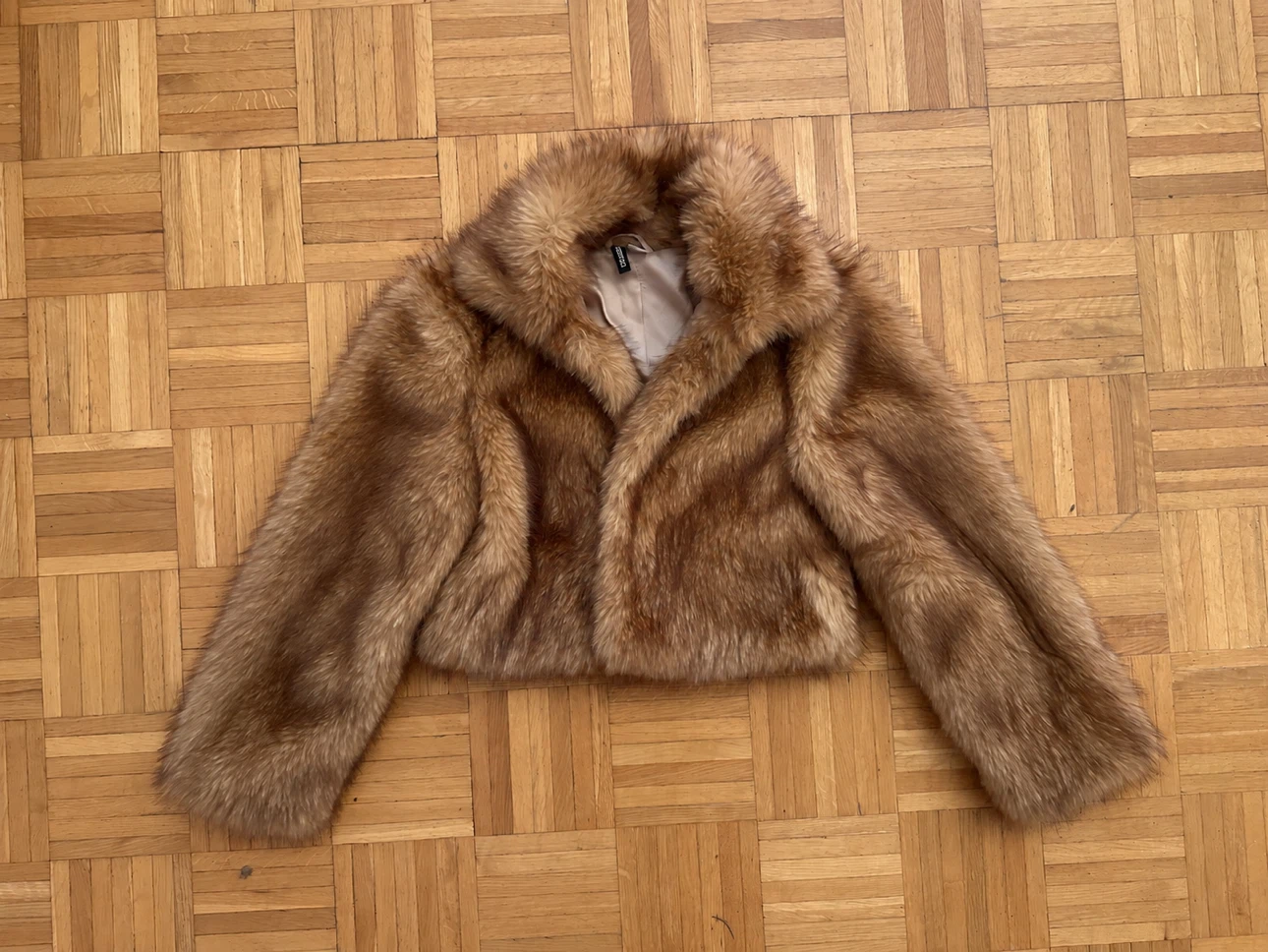 Luxury Brown/Rust Faux Fur Jacket