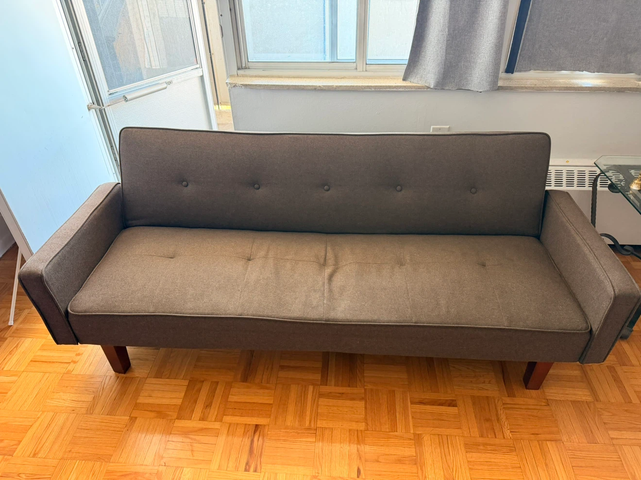 Convertible Brown Sofa Bed