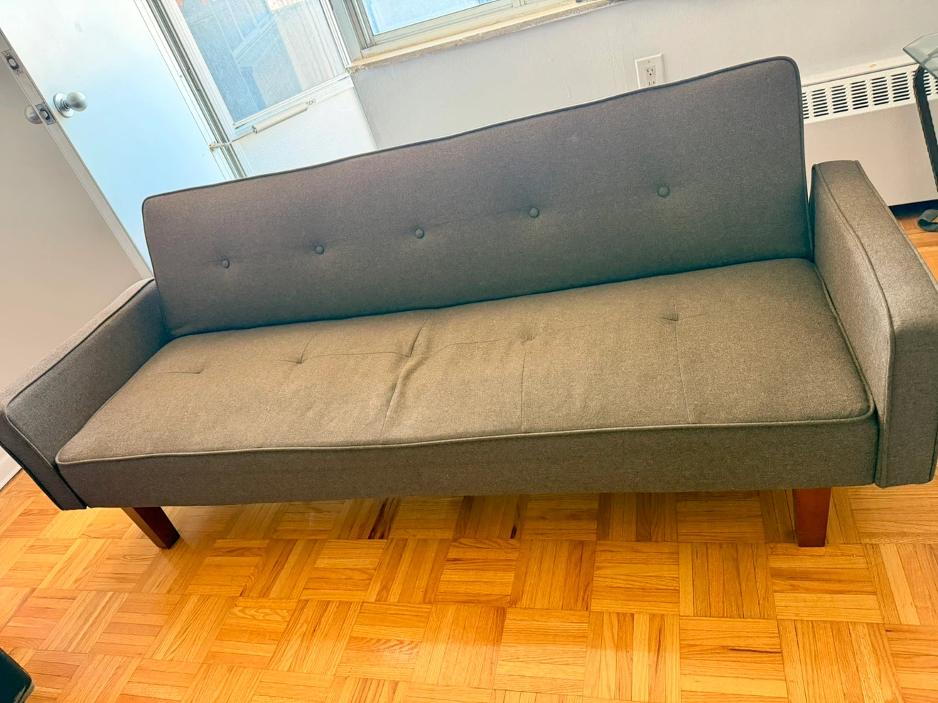 Convertible Brown Sofa Bed - photo 3