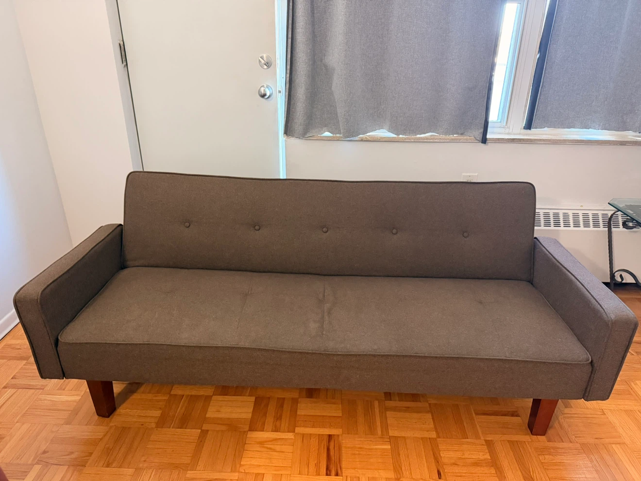 Convertible Brown Sofa Bed - photo 5