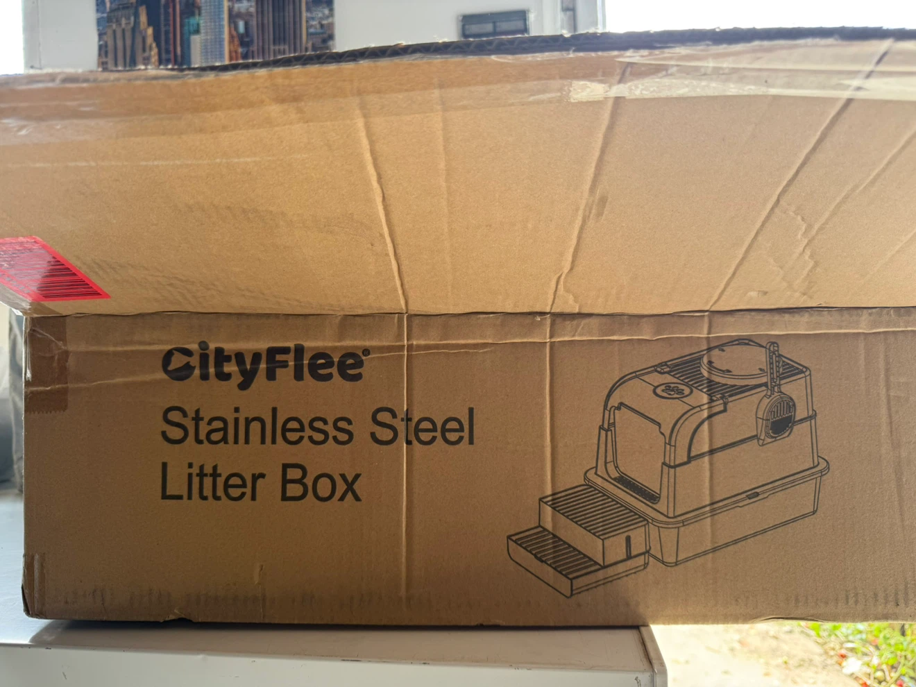 CityFlee XXL Stainless Steel Litter Box - photo 2
