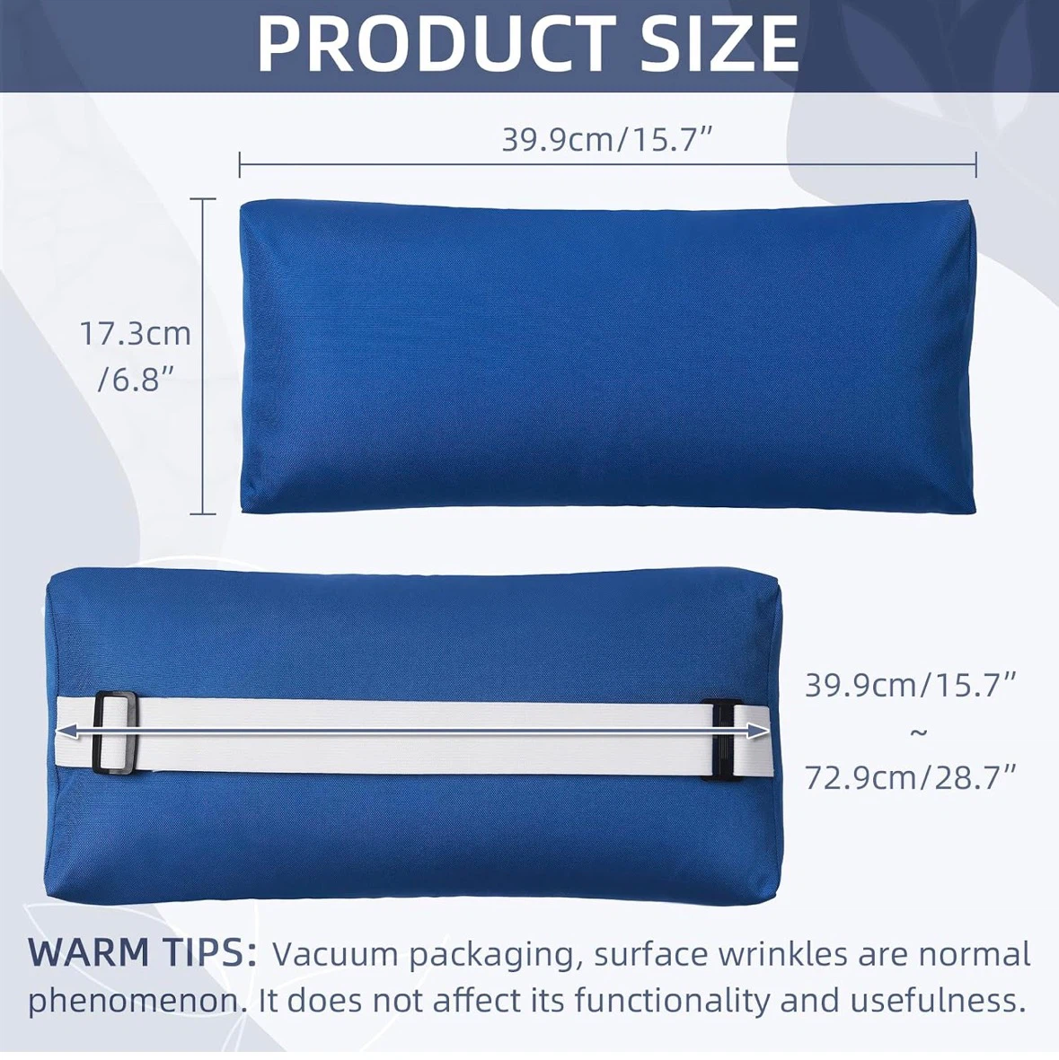 2 Pack Rasugarlary Outdoor Patio Head Pillows - photo 2
