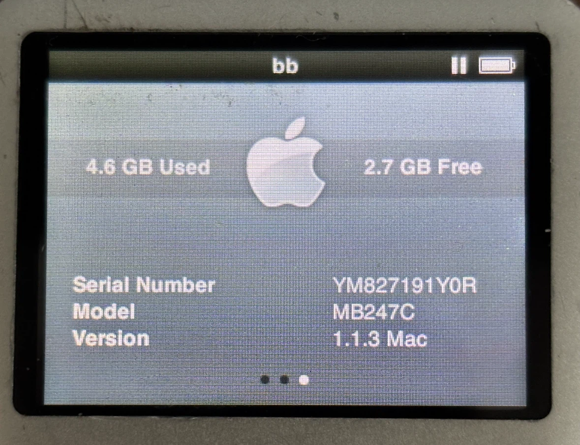 Apple iPod Nano 3th Generation Silver - photo 3