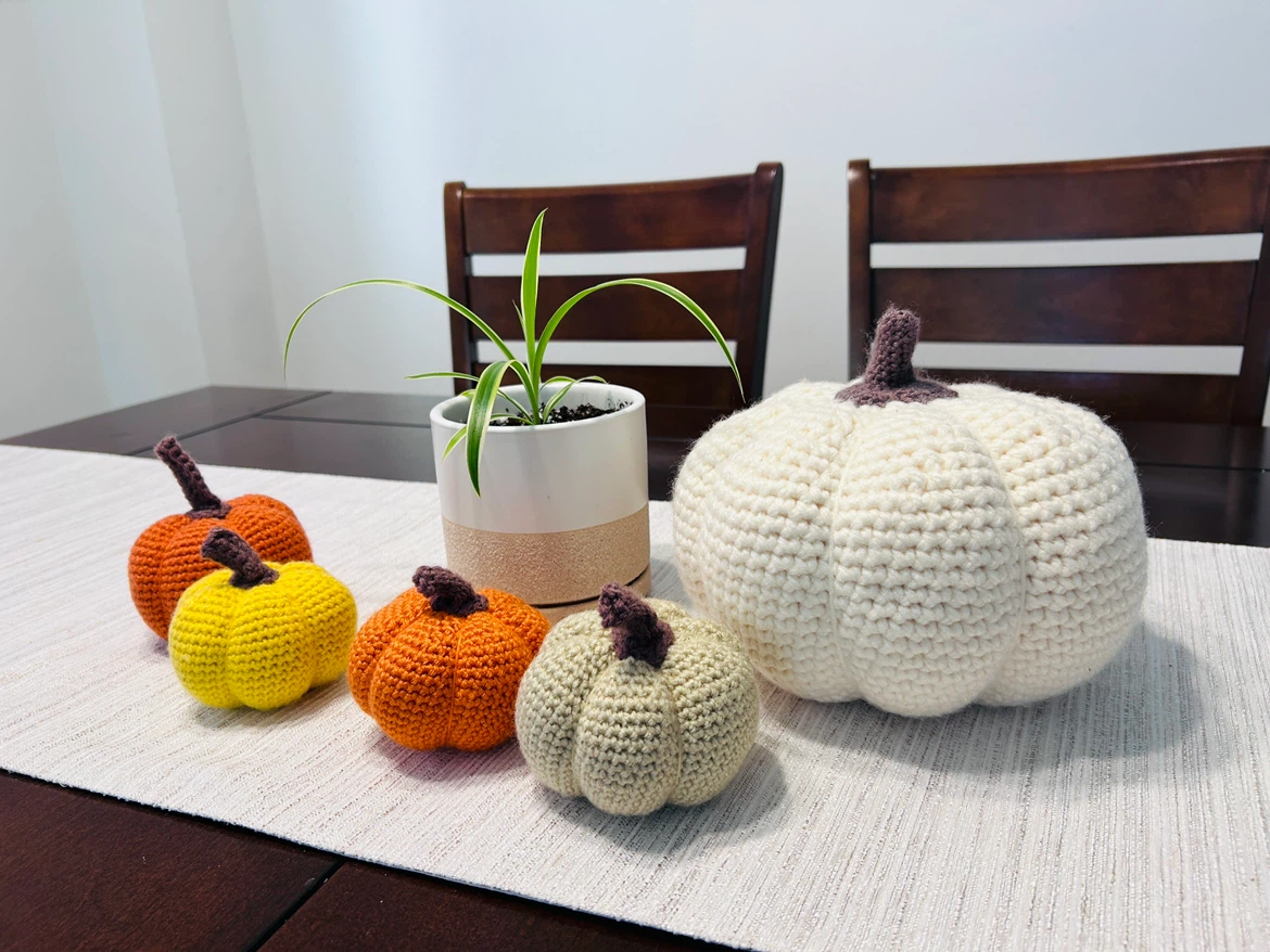 Handmade Crochet Pumpkins – Fall & Thanksgiving Decor - photo 2