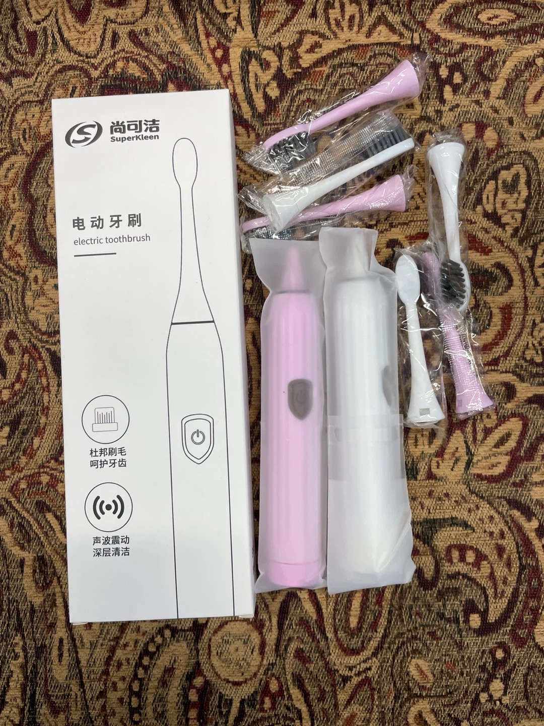 SuperKleen Electric Toothbrush Set - photo 2