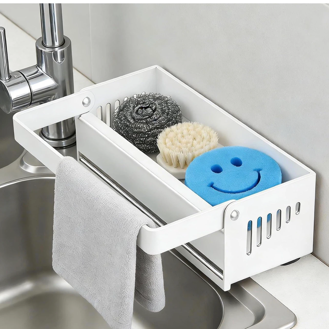 Carbon Steel Kitchen Sink Storage Rack