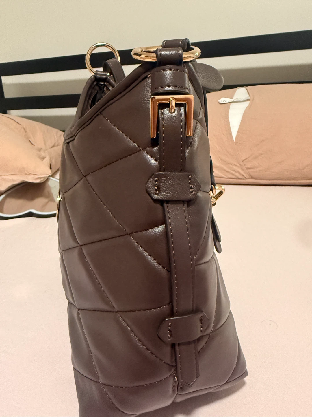 Giani Bernini Quilted Brown Shoulder Bag - photo 3