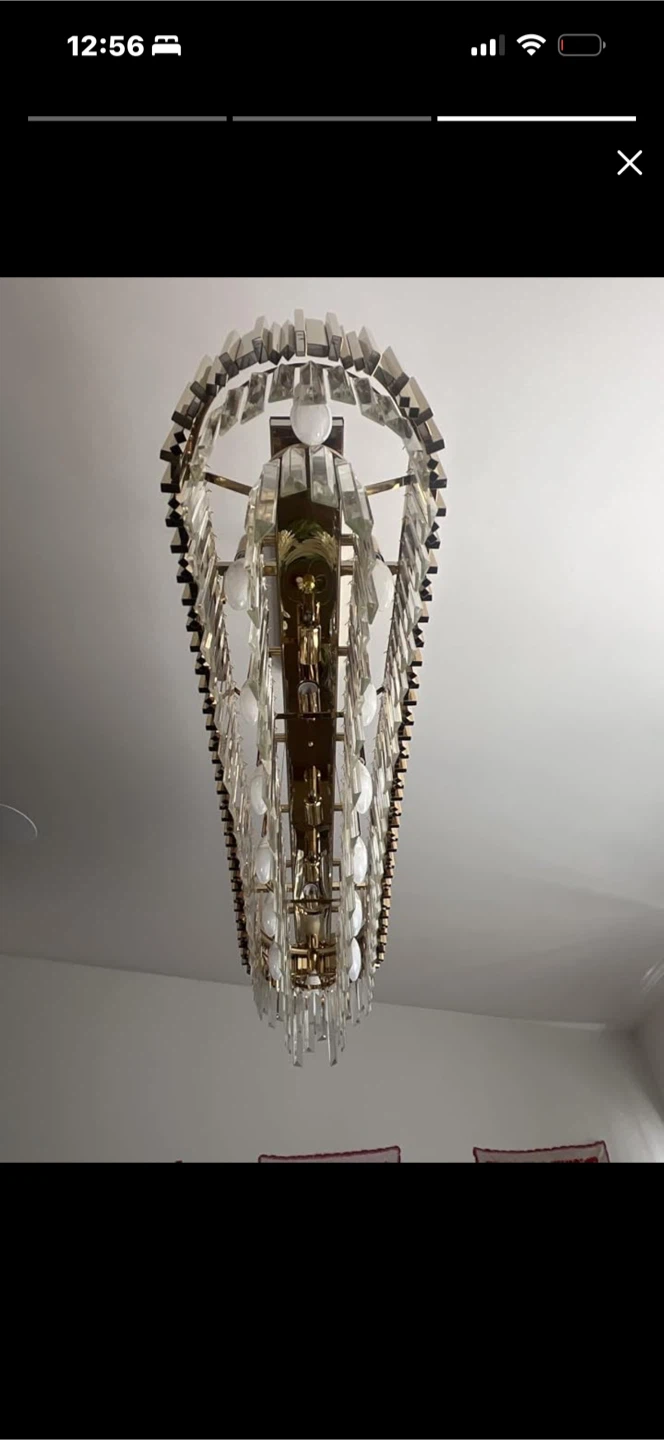 Gold chandelier - photo 3
