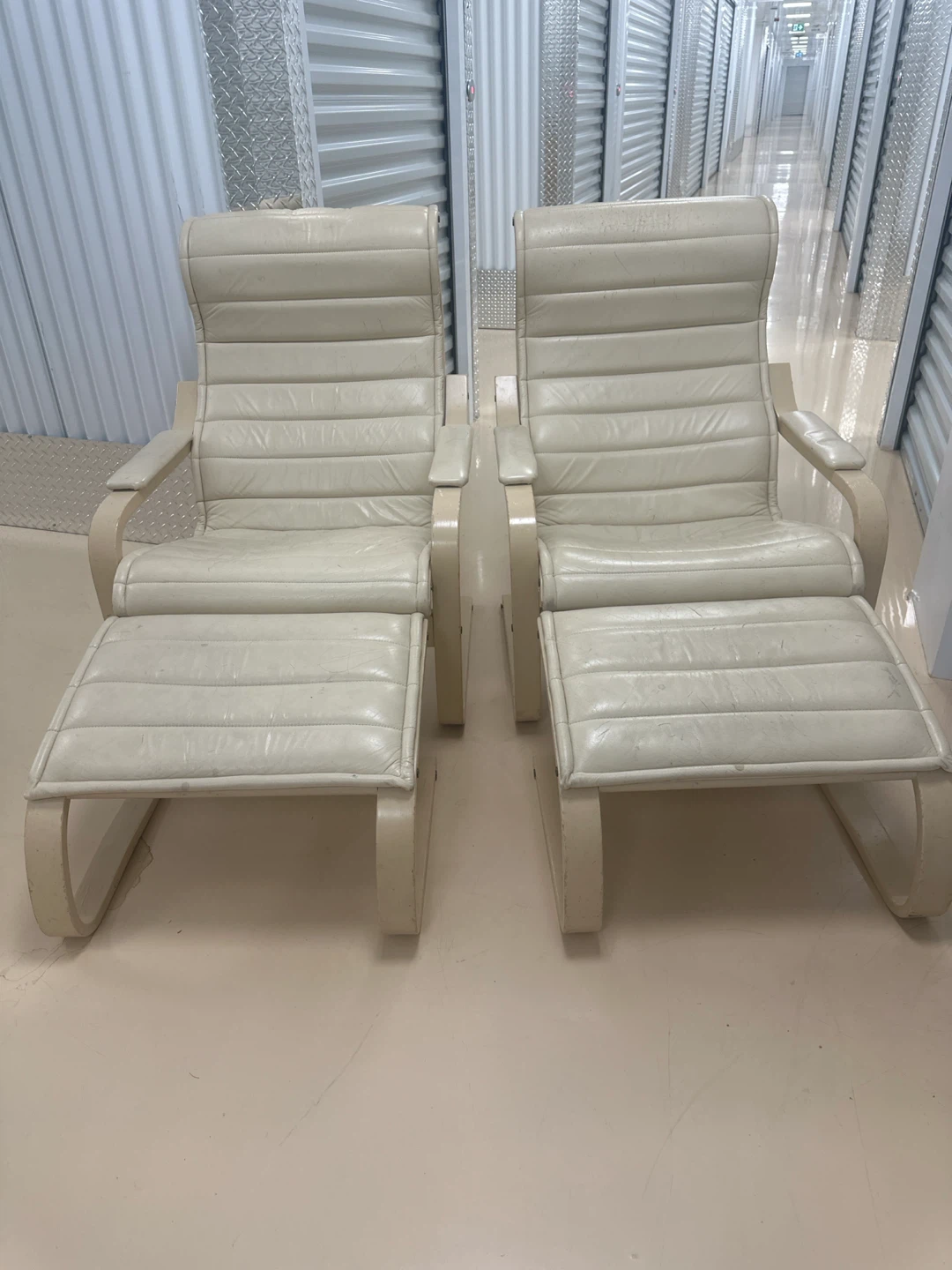 IKEA Poäng Armchair and Footstool Set
