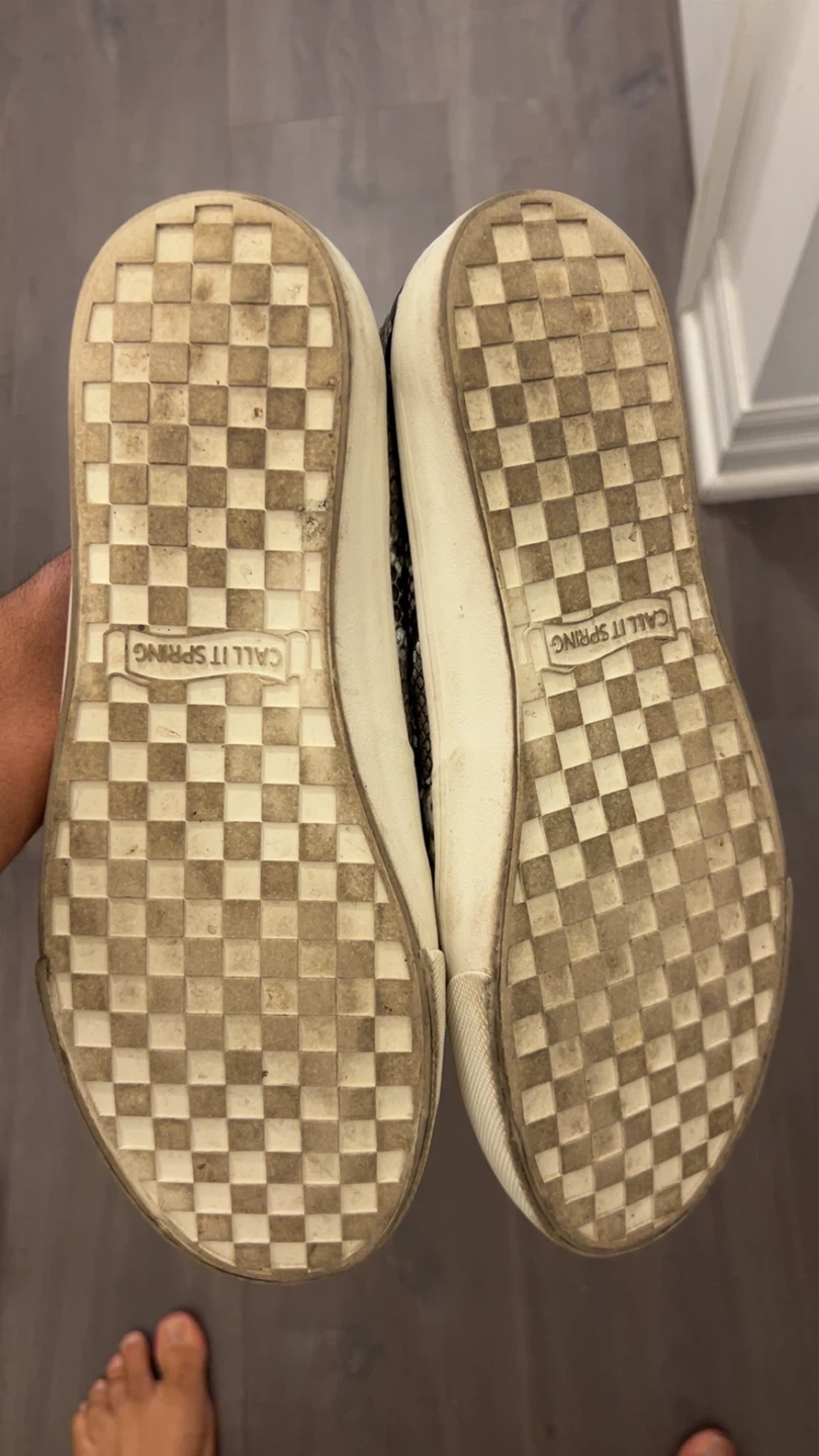 Call It Spring Snakeskin Slip-Ons Size 9.5 - photo 4