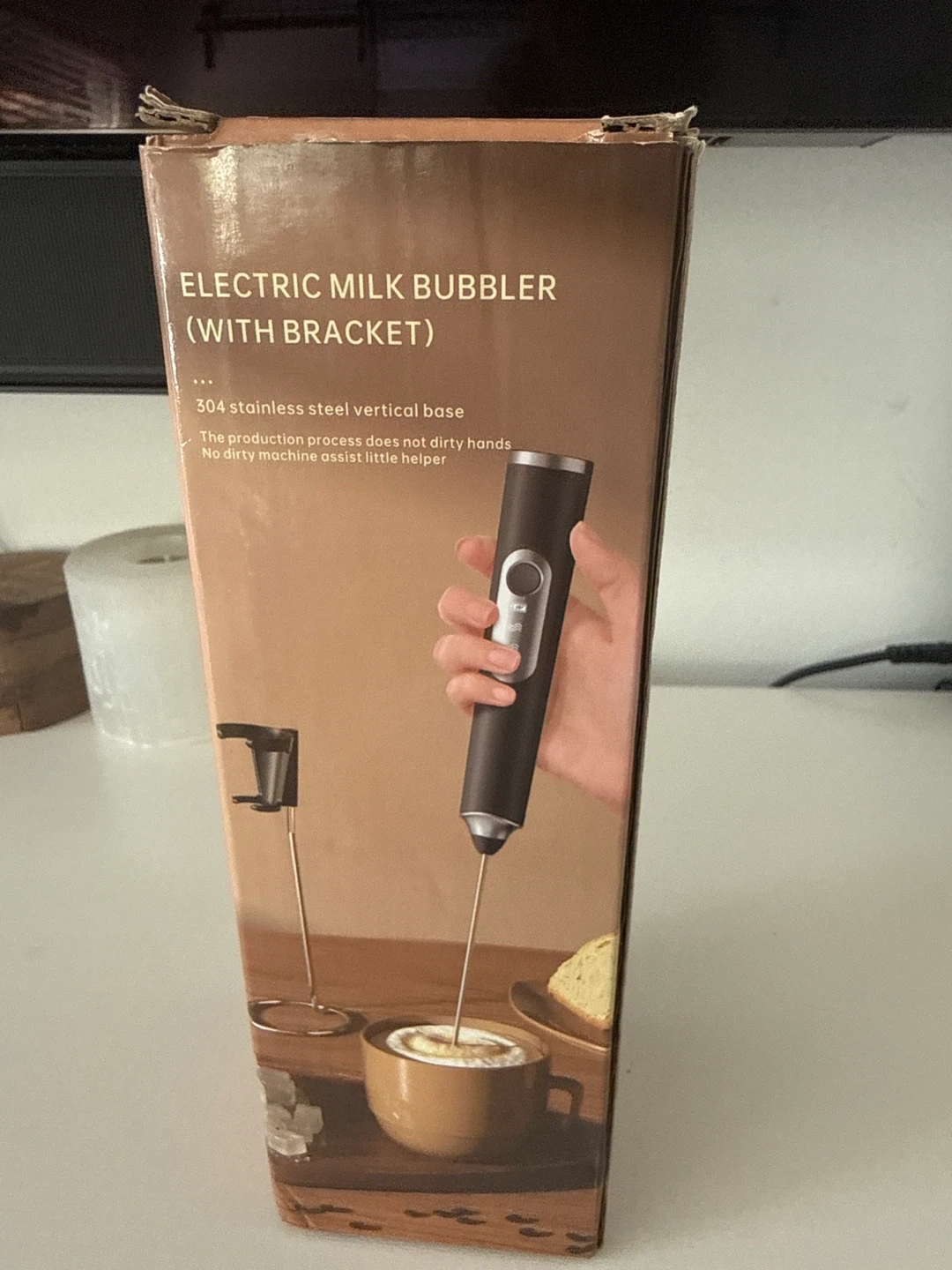Electric Milk Bubbler with Stand - photo 2