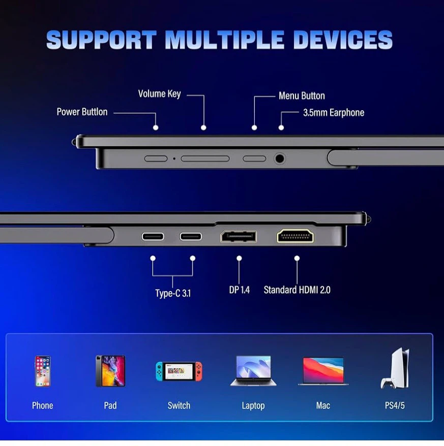 Innoview 18.5" 120Hz Portable Monitor - photo 4