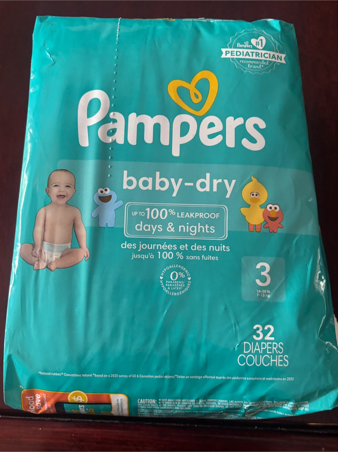 Diapers size 3 bag of 32 - photo 2