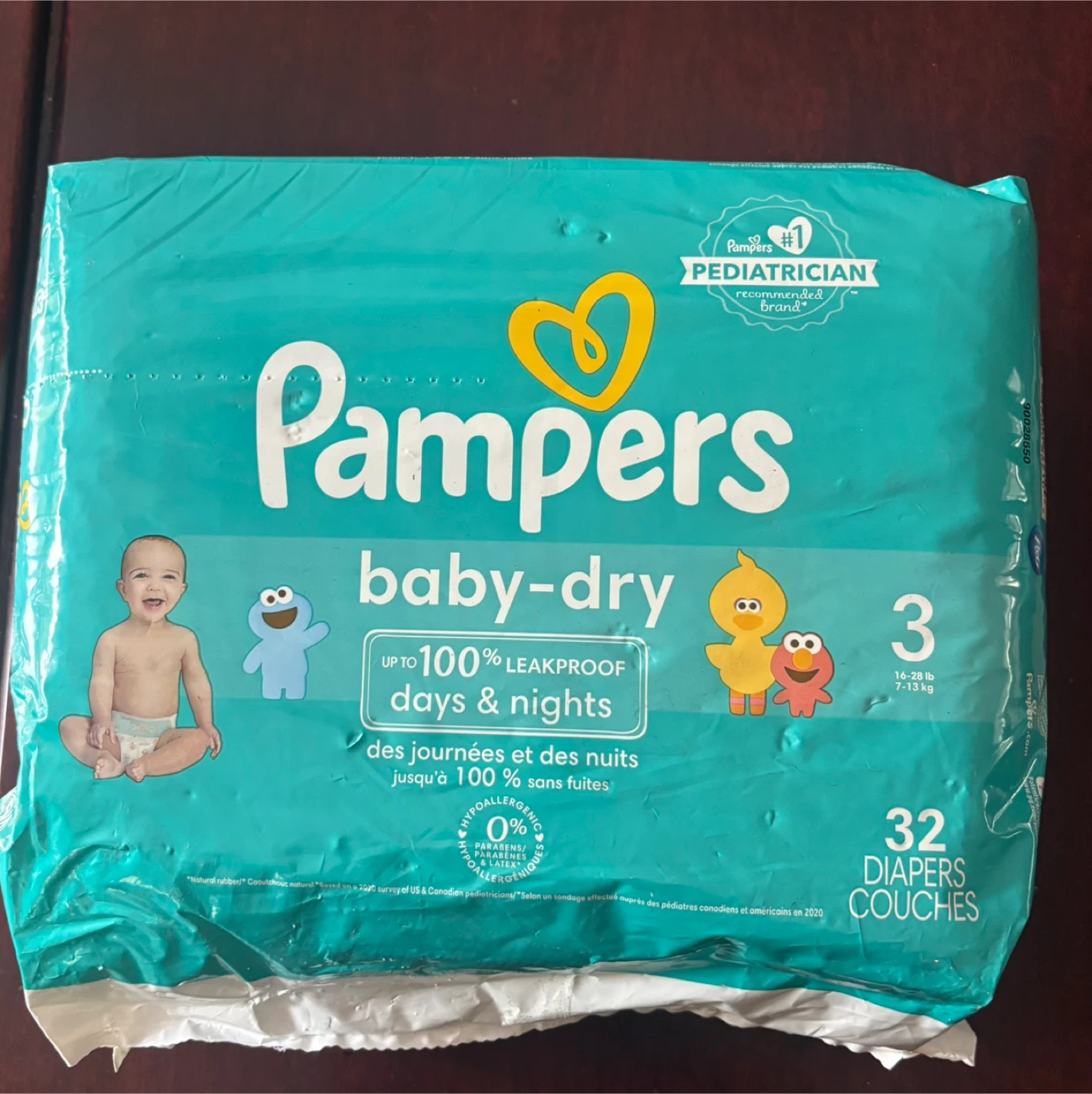 Diapers size 3 bag of 32