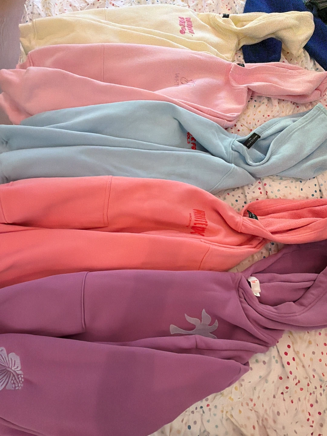 Assorted White Fox Hoodies