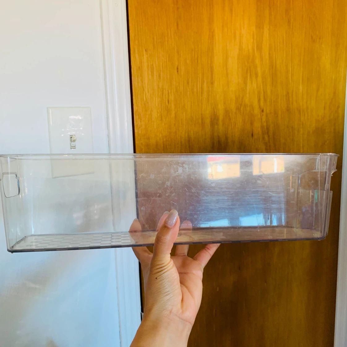 Clear Plastic Storage Bin - photo 2