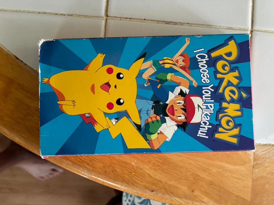 Pokemon Vol. 1: I choose you Pikachu VHS Tape