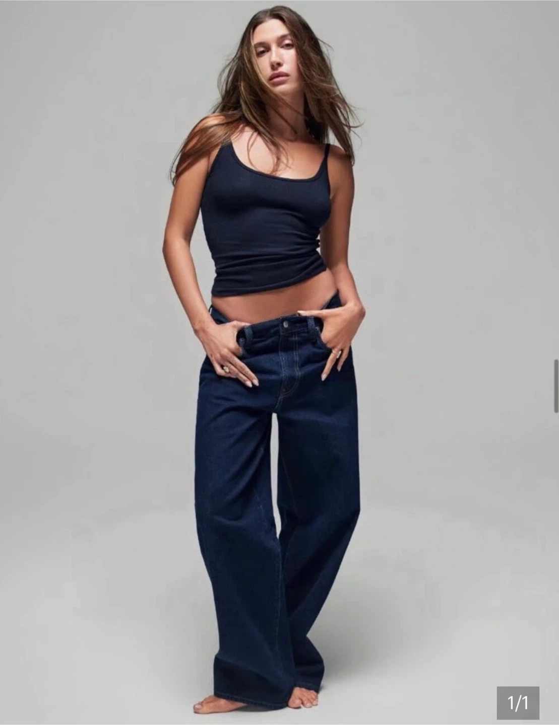 The Hailey Extra Baggy Jean 28 Regular | Medium Indigo