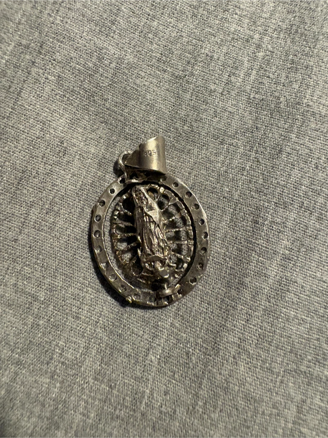 Sterling Silver Our Lady of Guadalupe Necklace - photo 5