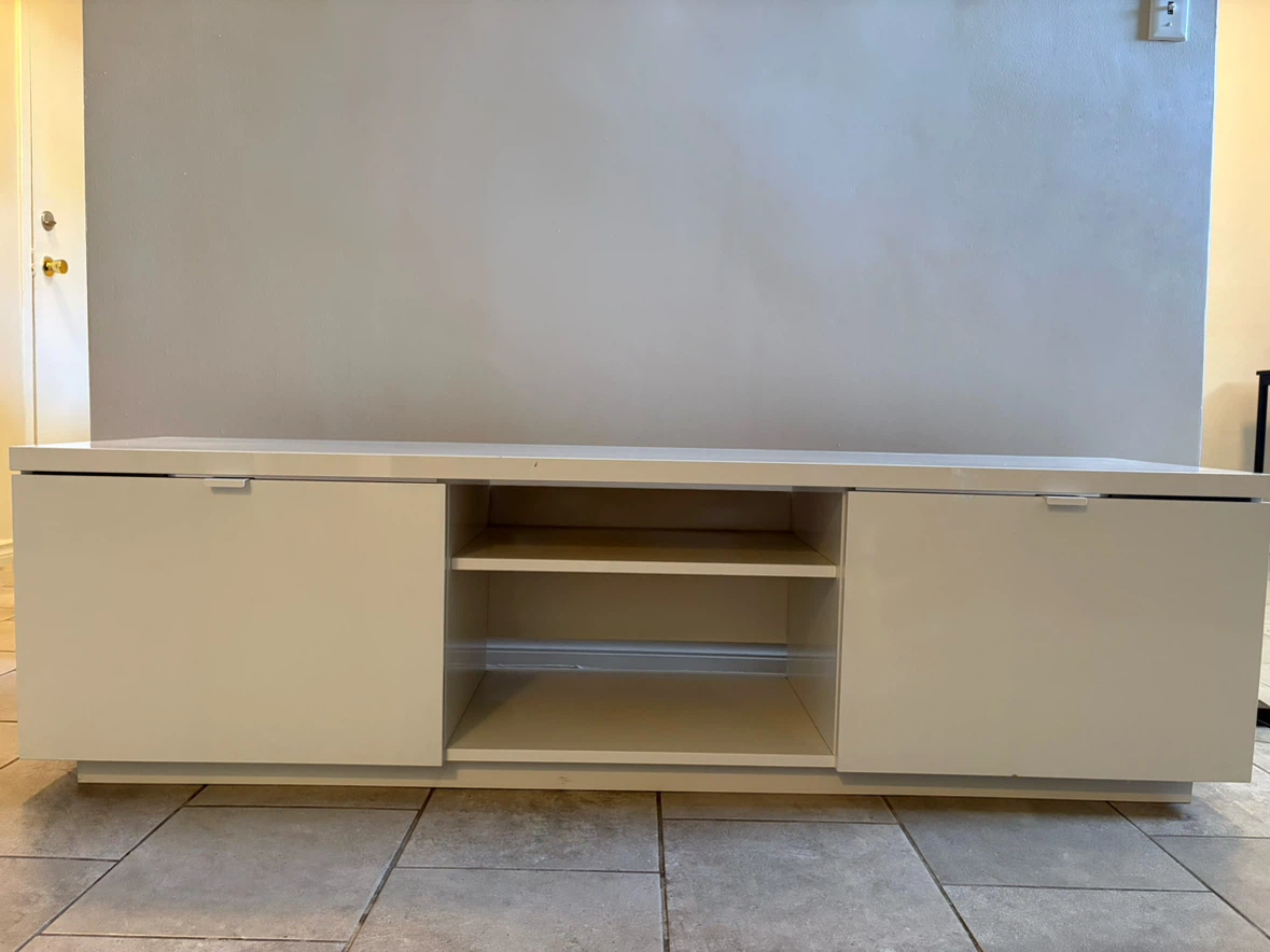 White TV Stand