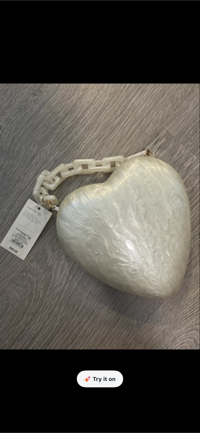 Heart Clutch Bag
