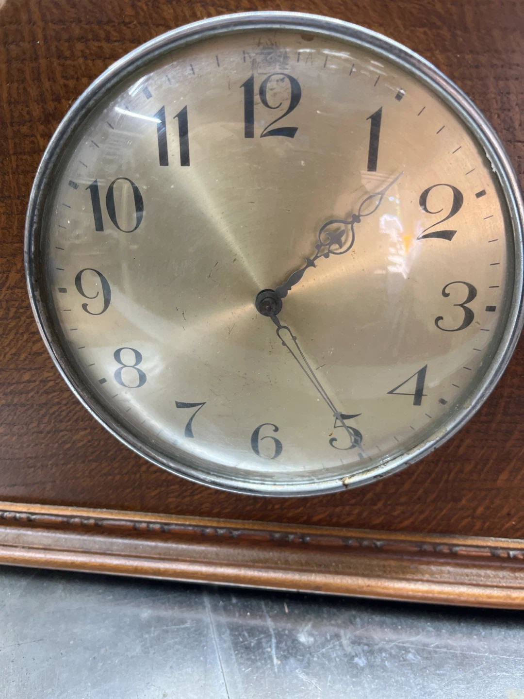 Vintage Wooden Mantel Clock - photo 2