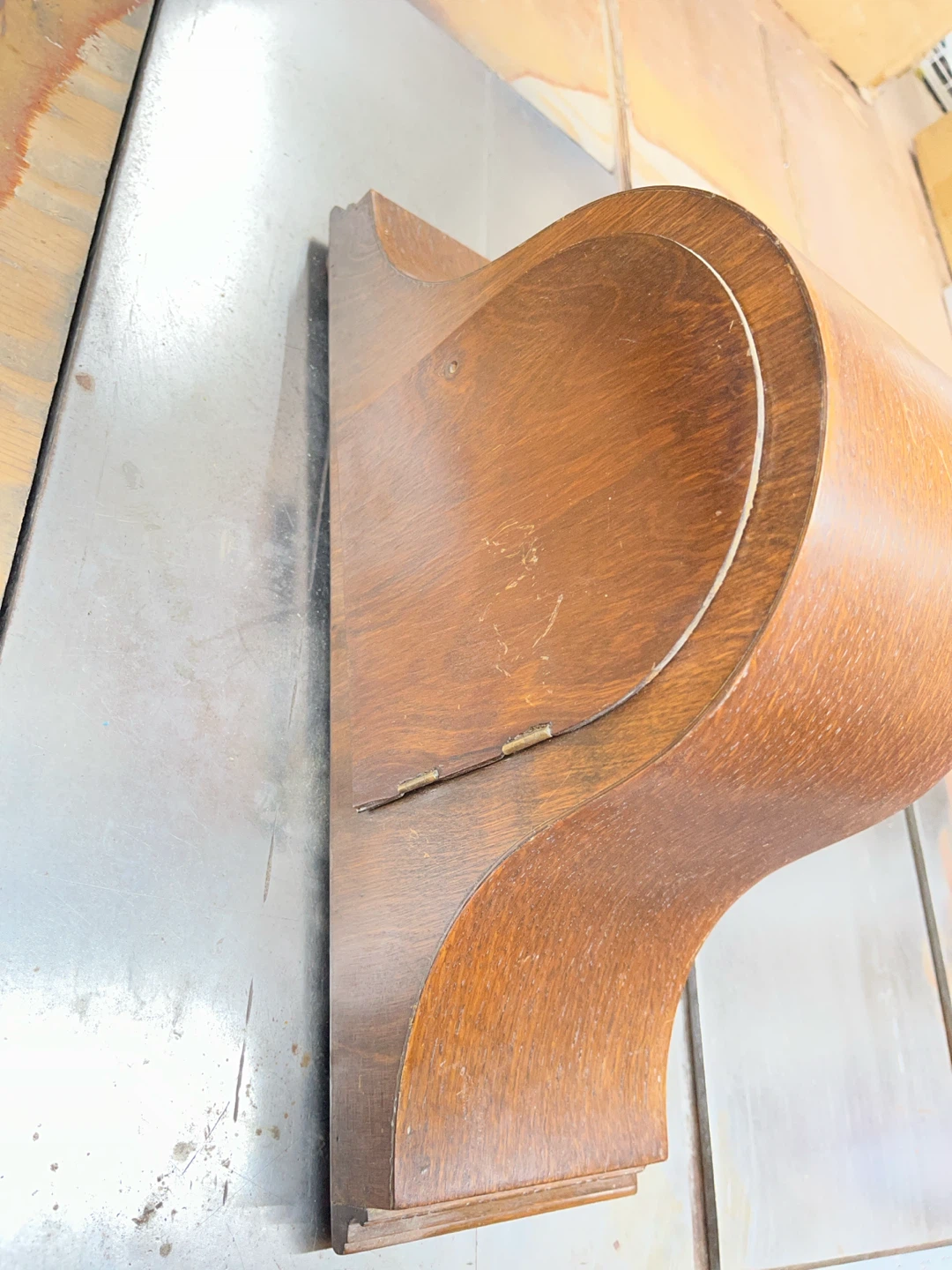 Vintage Wooden Mantel Clock - photo 3