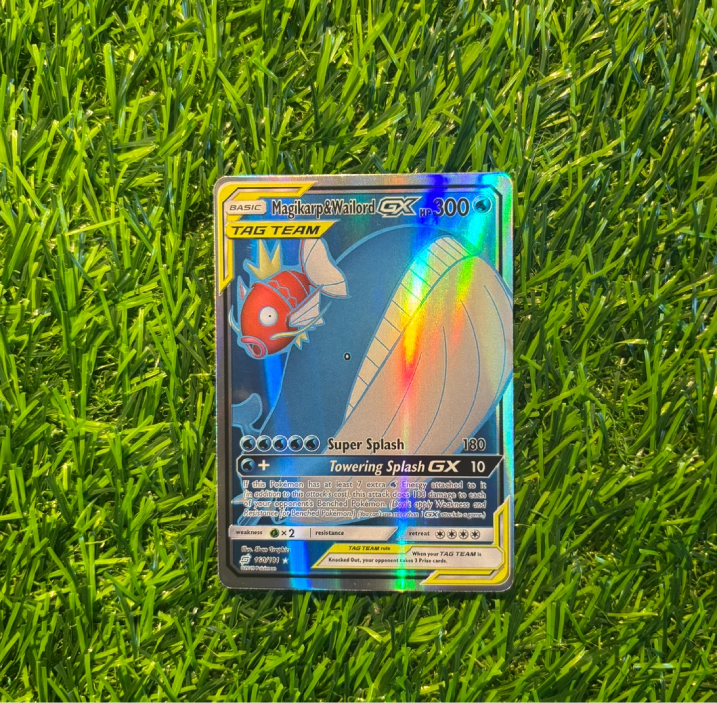Magikarp & Wailord GX Tag Team Pokemon Card