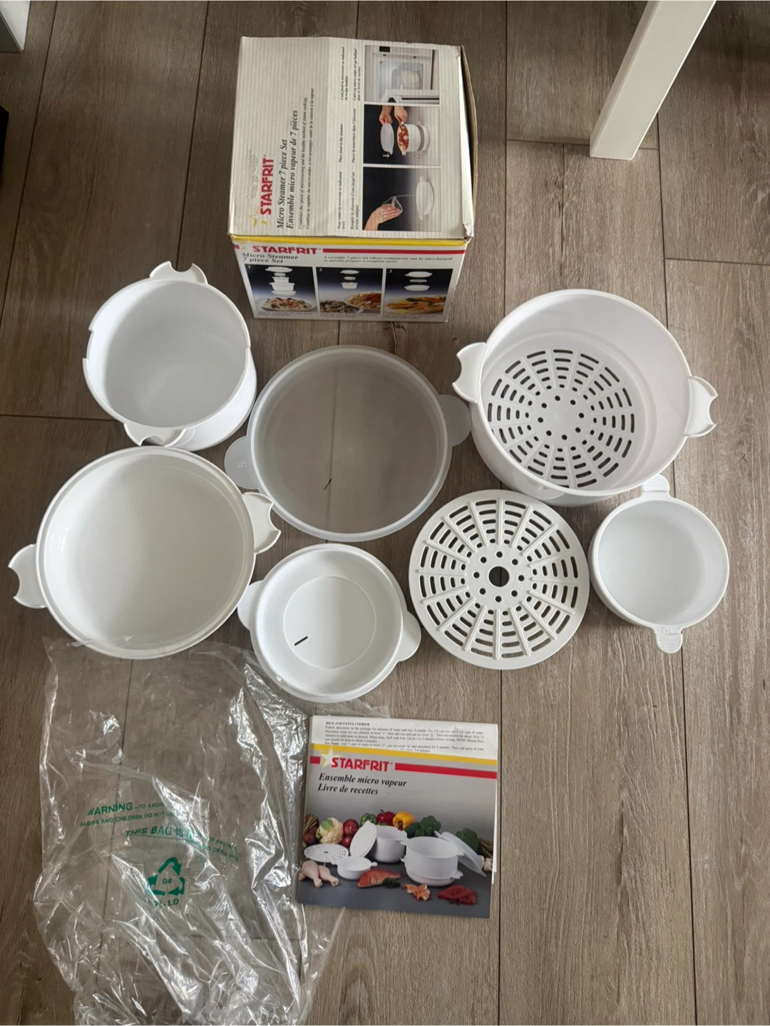 Starfrit Micro Steamer 7-Piece Set