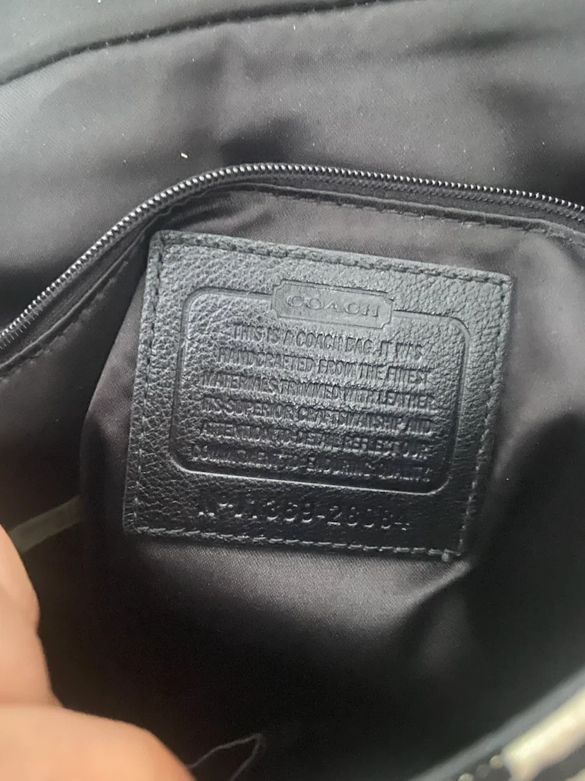 Coach Checkered Pattern bag - photo 2