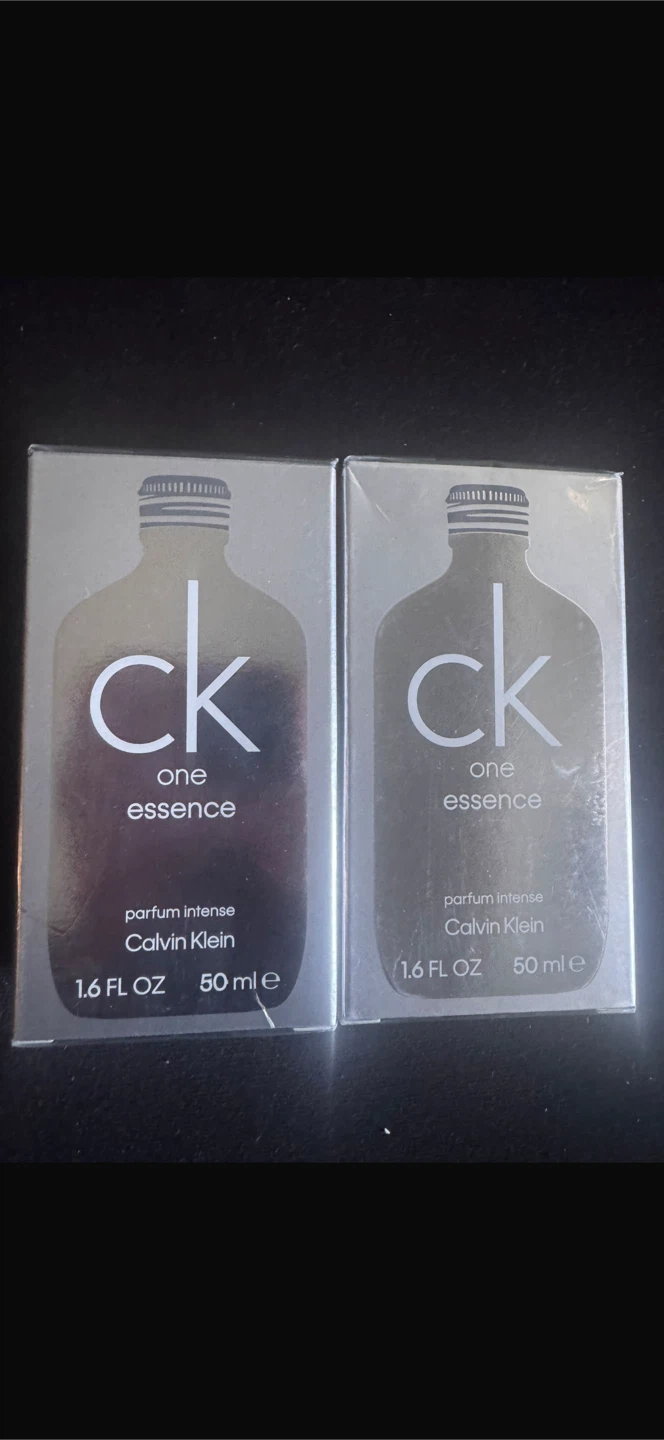 Two Calvin Klein CK One Essence Parfum Intense 50ml