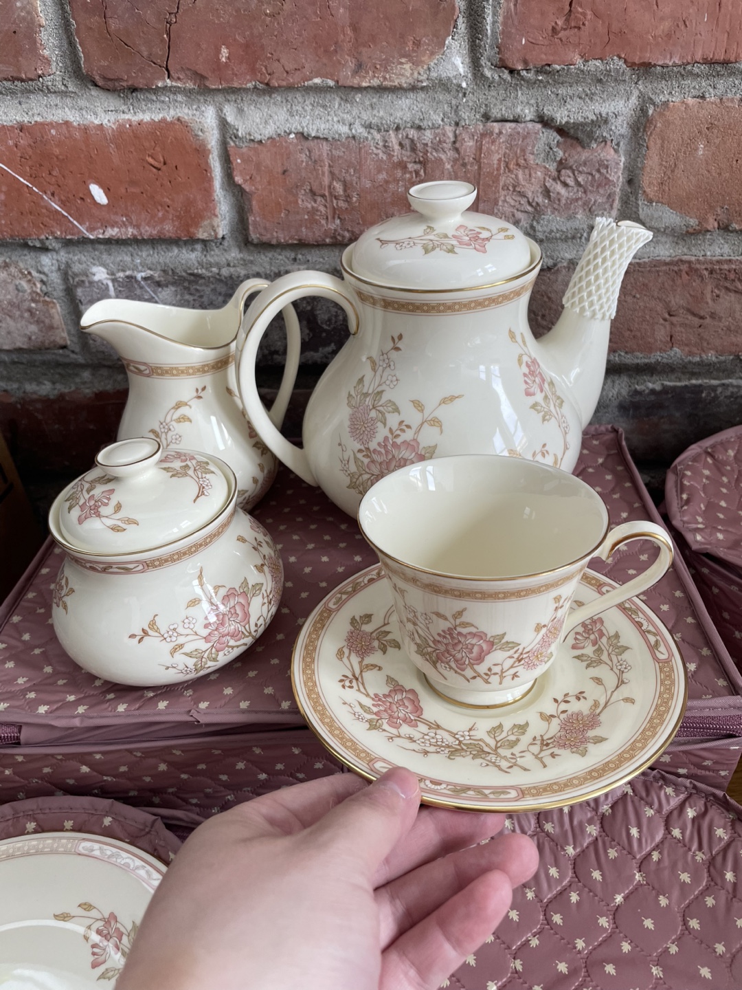 Vintage Royal Doulton Lisette Romance Collection 12 pc set - photo 4