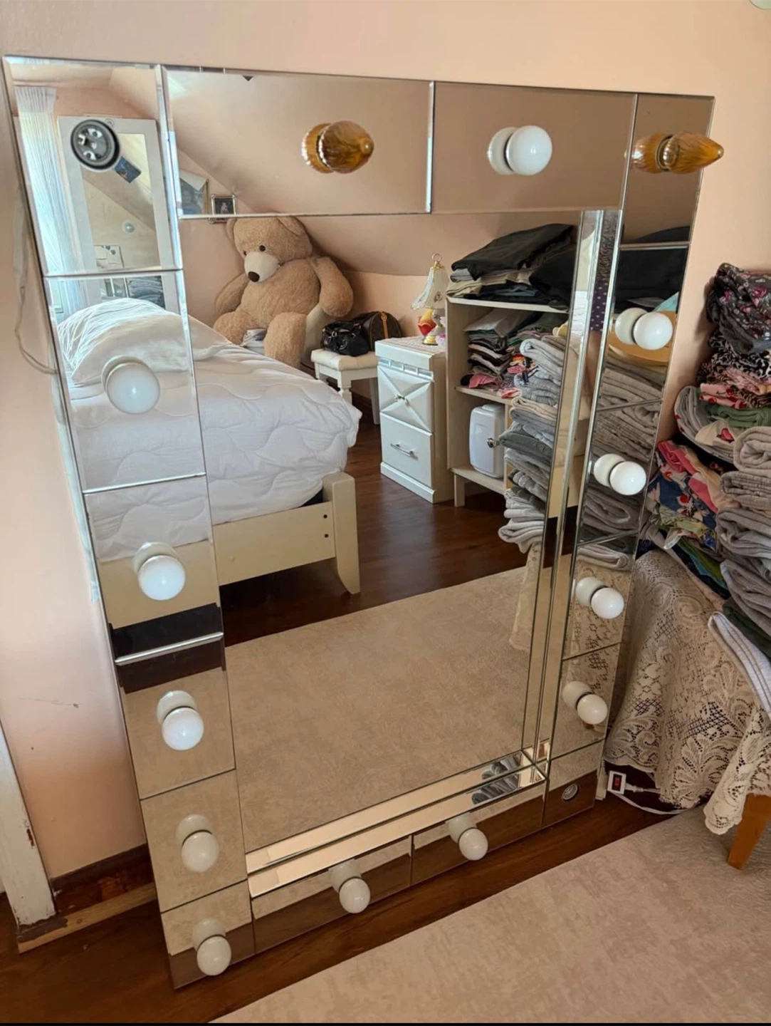 Hollywood Style Vanity Mirror with Lights - photo 2