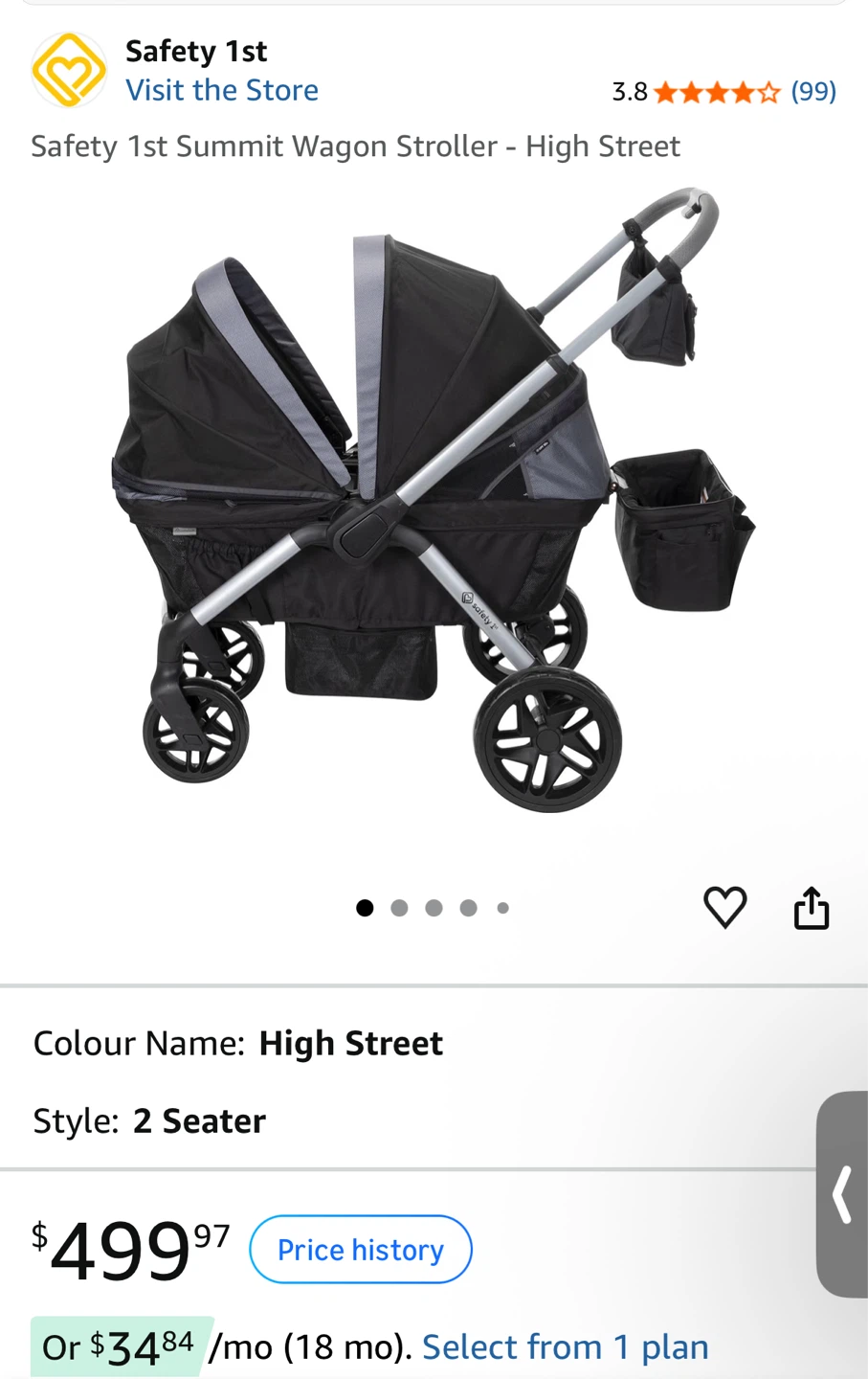 Safety 1st Summit Wagon Stroller - High Street