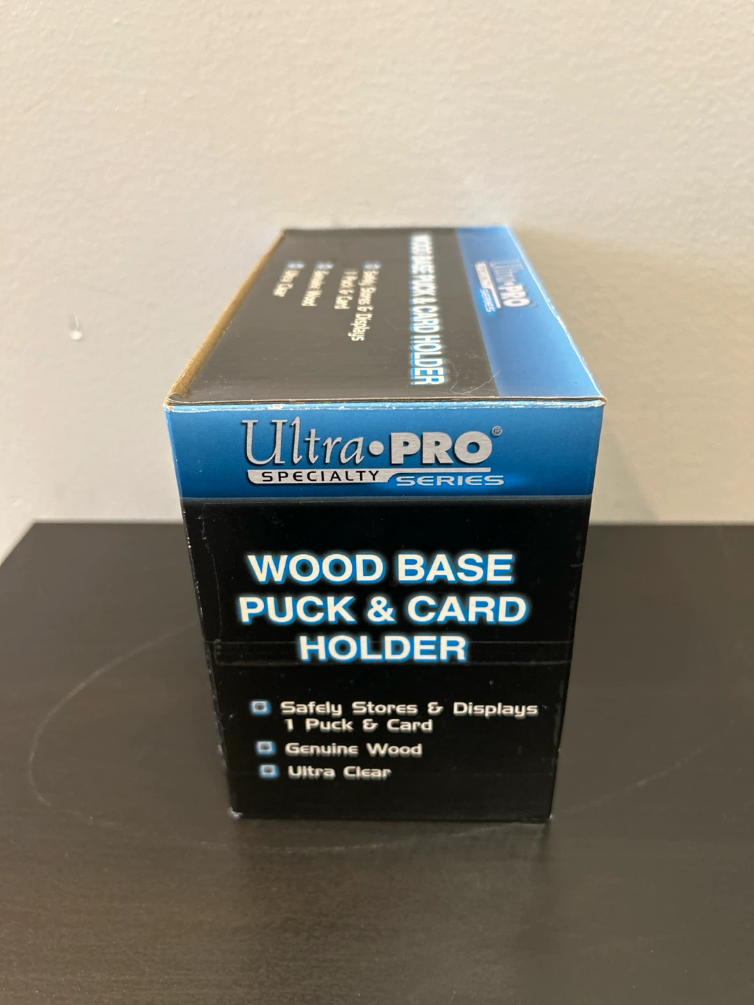 Ultra-PRO Wood Base Hockey Puck and Card Holder - photo 3
