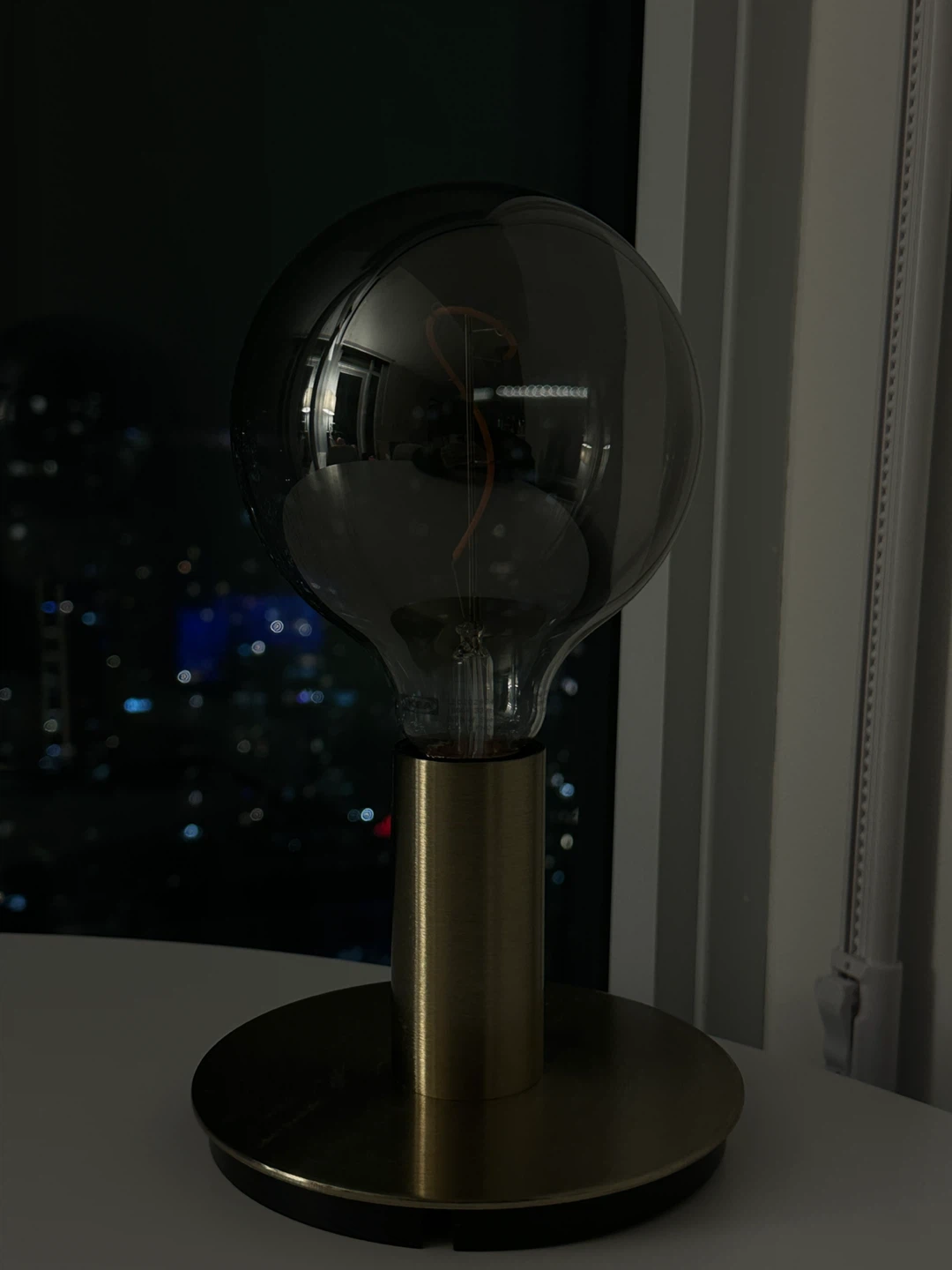 Ikea Modern Gold Table Lamp with Edison Bulb - photo 2