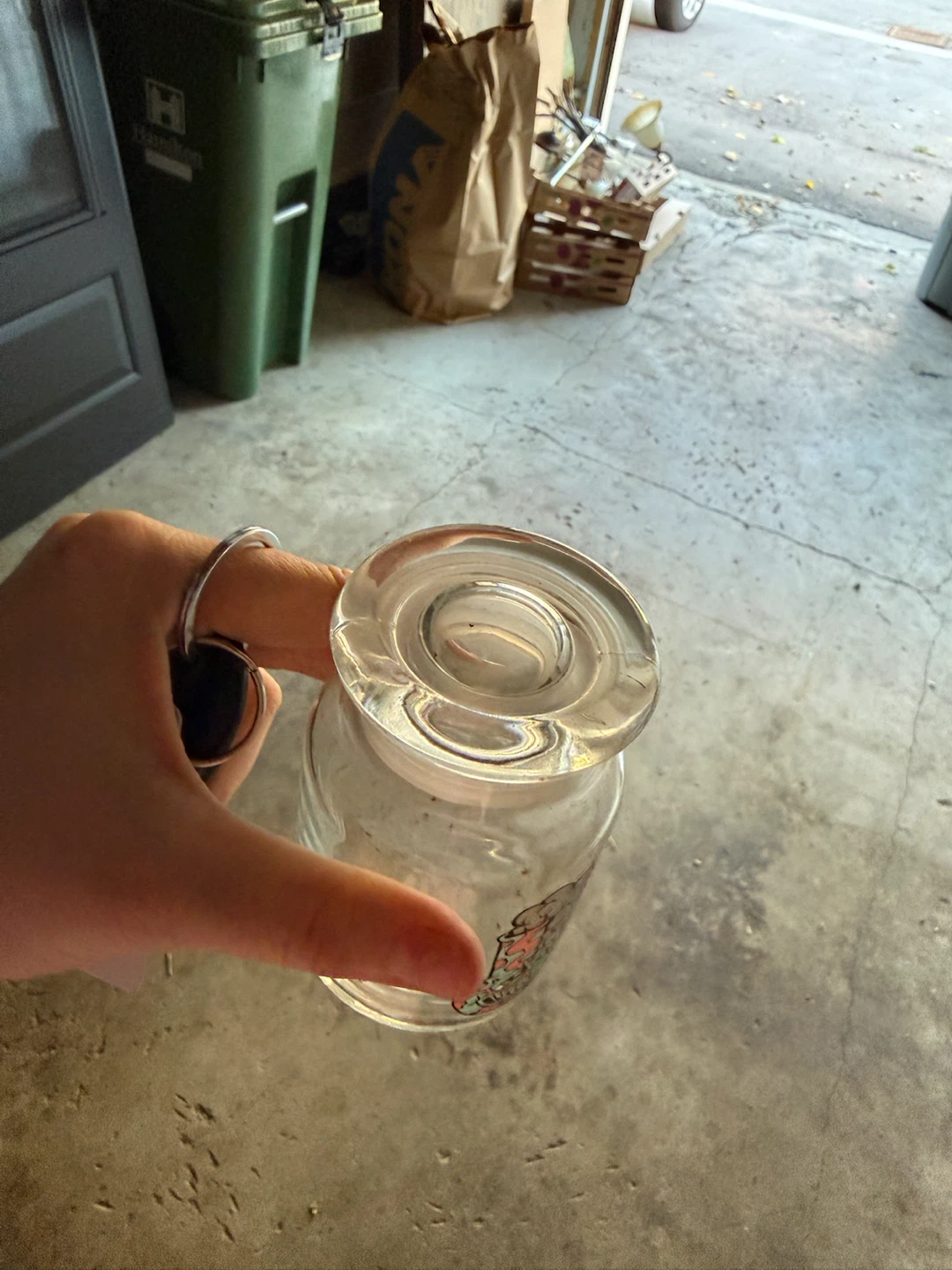 Illustrated Glass Storage Jar - photo 3