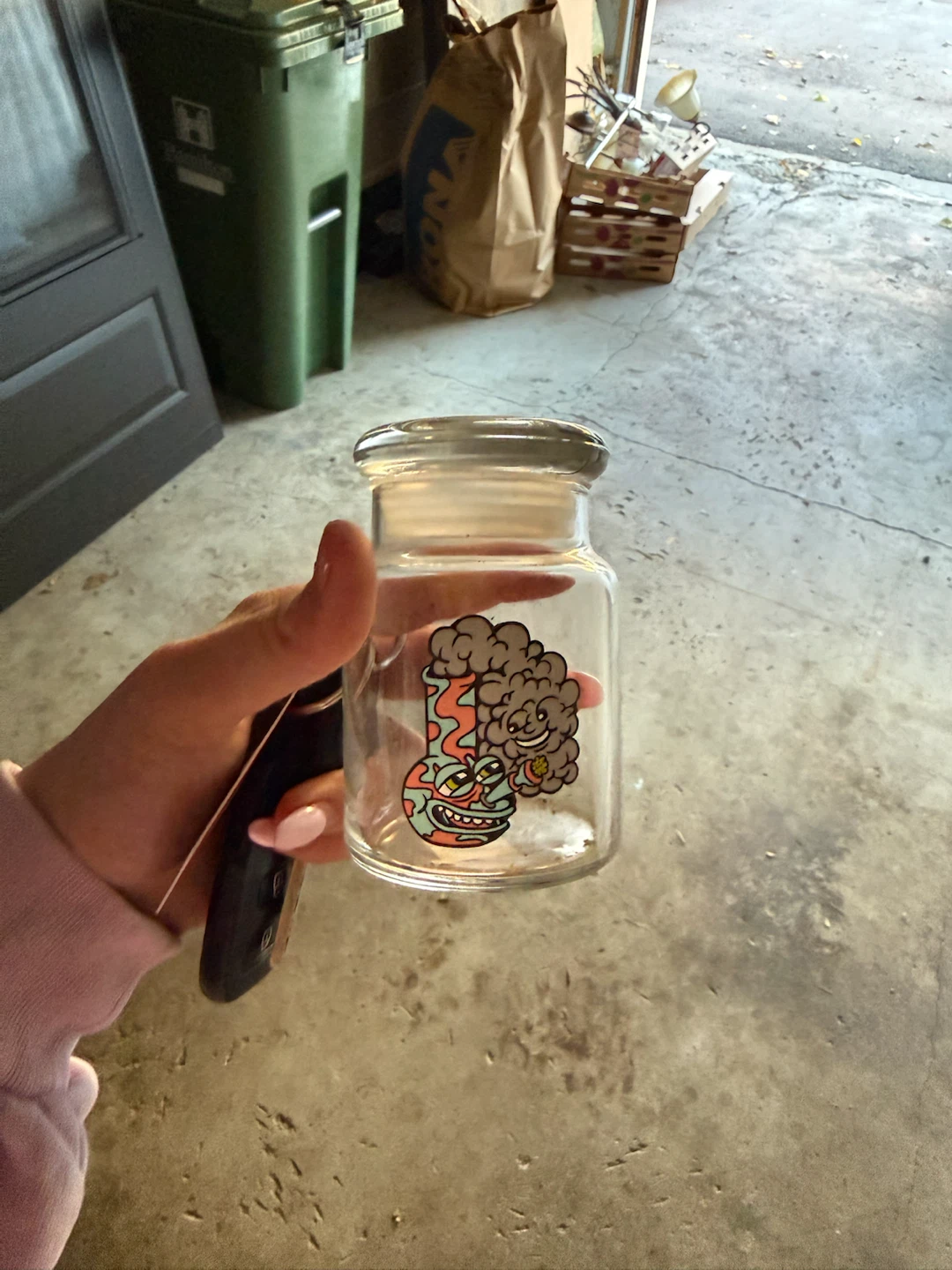 Illustrated Glass Storage Jar - photo 5