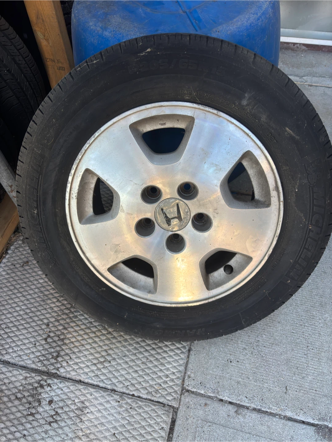 Set of 4 Michelin Tires with Honda Rims