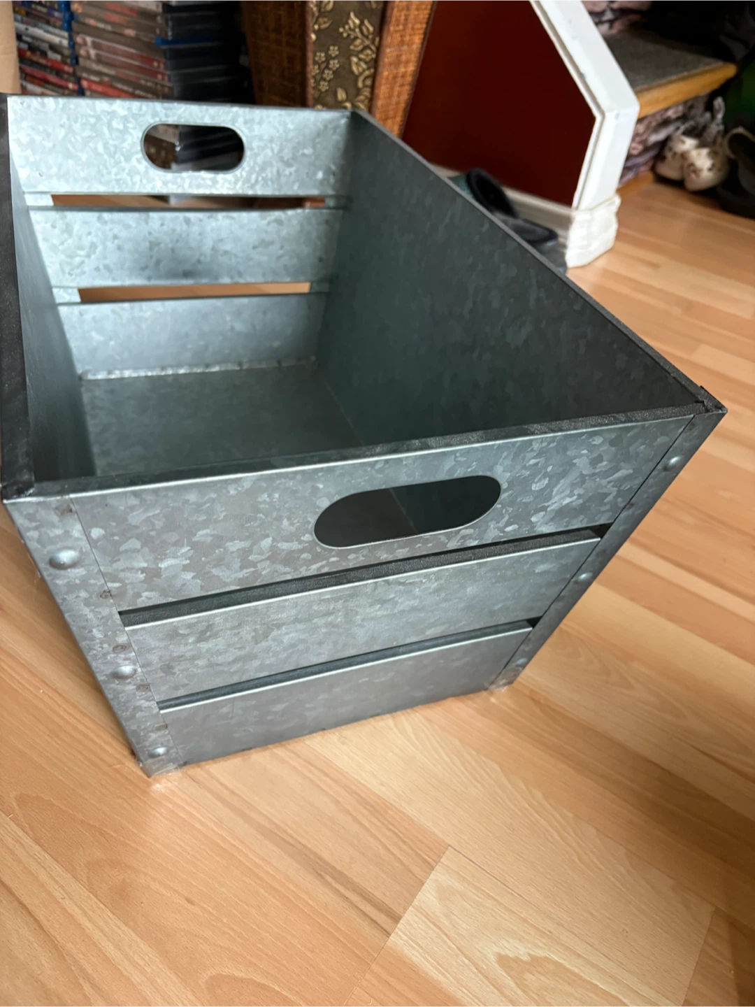 Metal Crate with Handles - photo 3